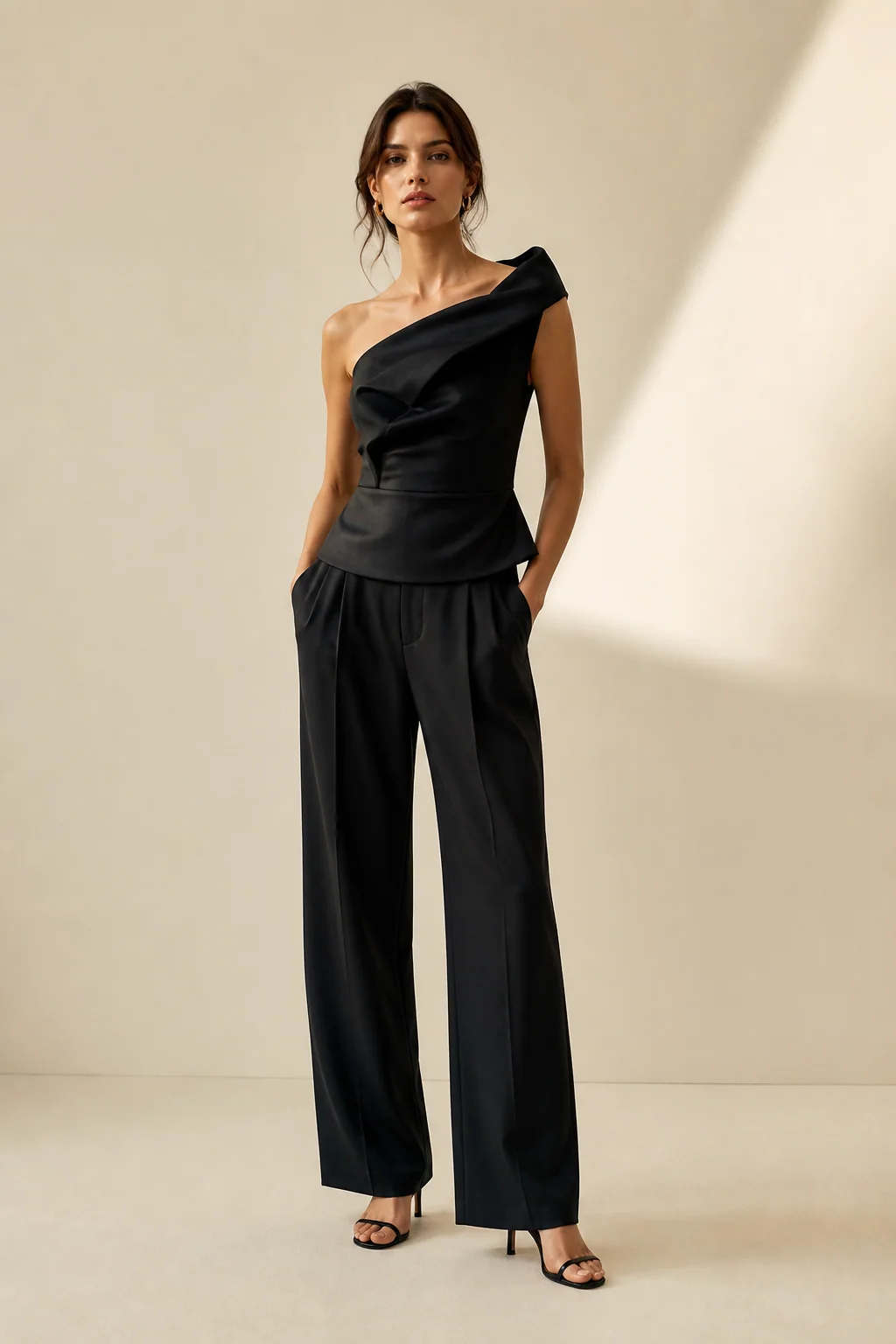 Look Total Black da Sera